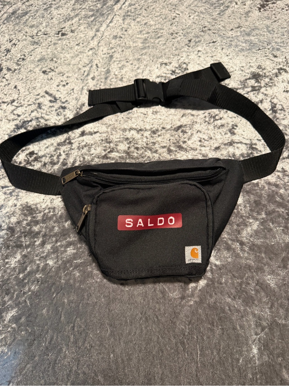 Carhartt Classic Waist Pack featuring a custom "SALDO"